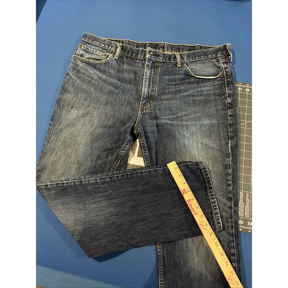 Levi's 511 Slim Fit Jeans Mens 42x32 Blue Fade / Wallet 100% Cotton - Picture 6 of 9